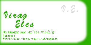 virag eles business card